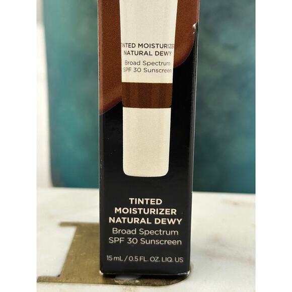 Laura Mercier Tinted Moisturizer Natural Dewy SPF 30 Sunscreen NIB 7N Mahogany - Picture 2 of 8
